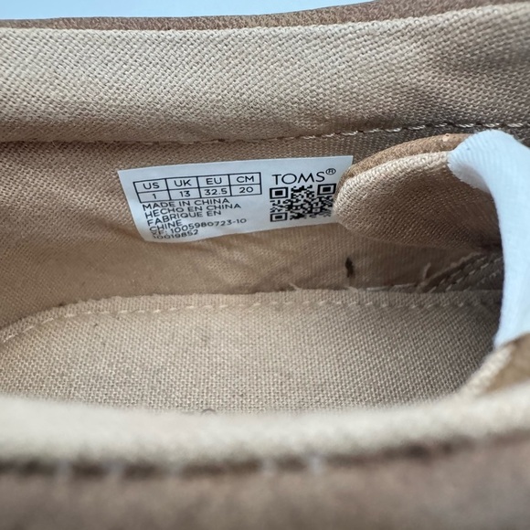 TOMS Unisex Kid's Fenix MID Sneakers JL3 Toffee Brown Size US Size 1 - Picture 14 of 16